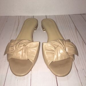 Michael Kors flat bow sandals